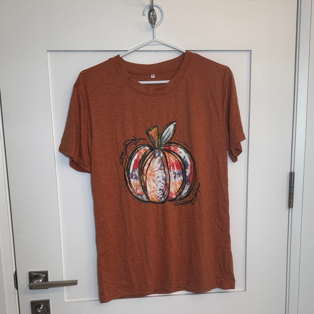 Source Unknown Orange Pumpkin Tee